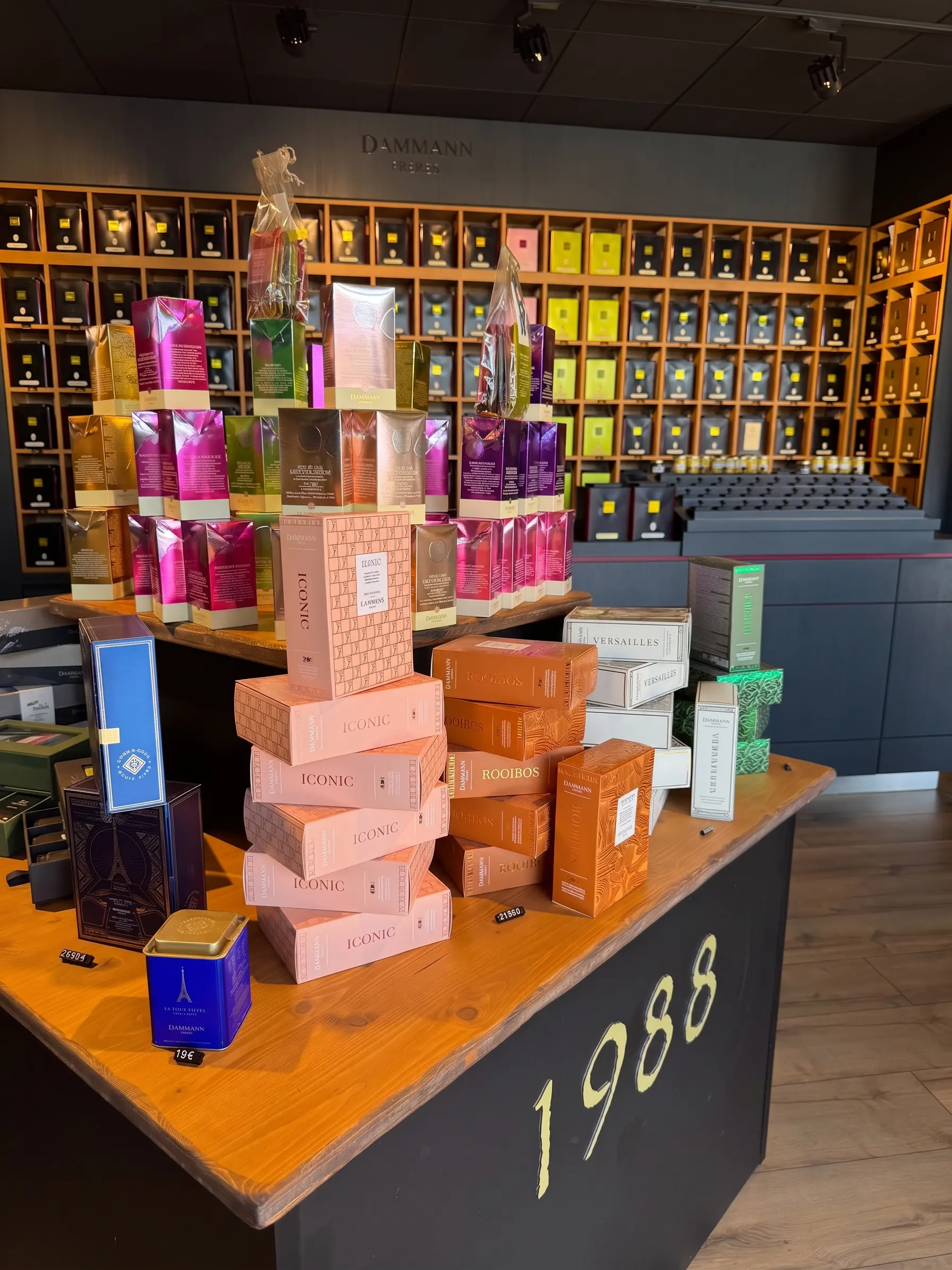 Sélection Dammann Frères — boîtes et sachets cristal
