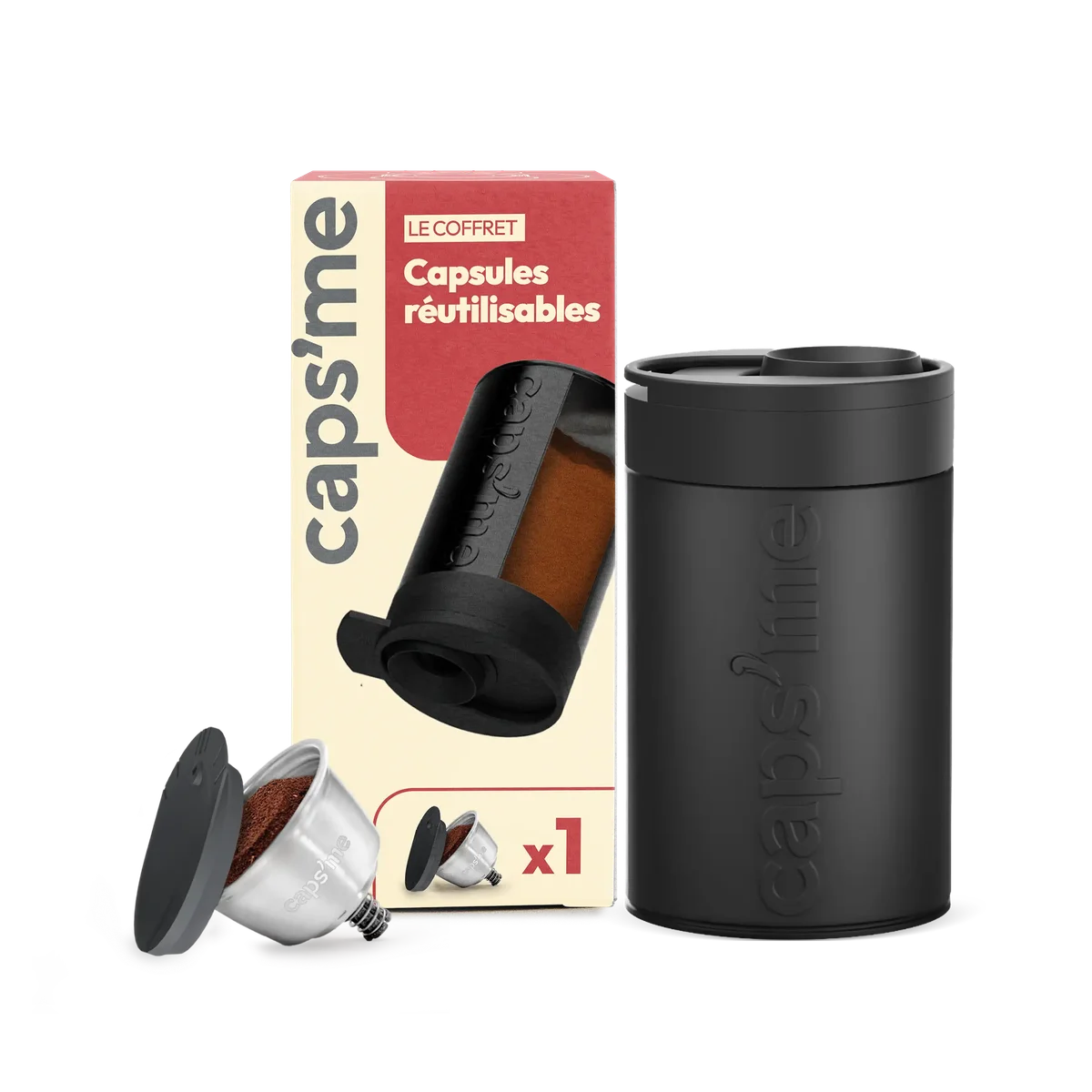 Coffret capsules réutilisables compatibles Nescafé® Dolce Gusto®