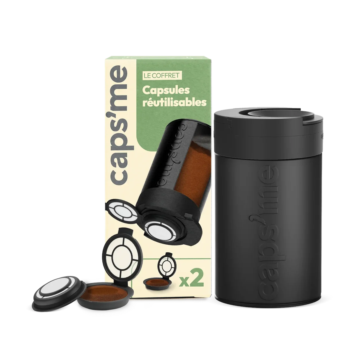 Coffret capsules réutilisables compatibles Senseo®