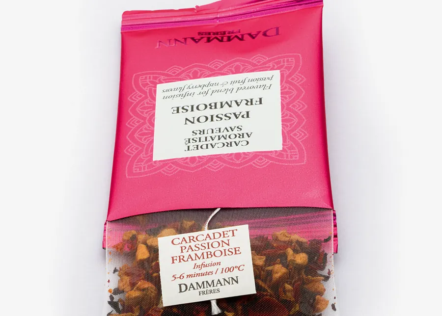 Carcadet Passion Framboise — 24 sachets Cristal