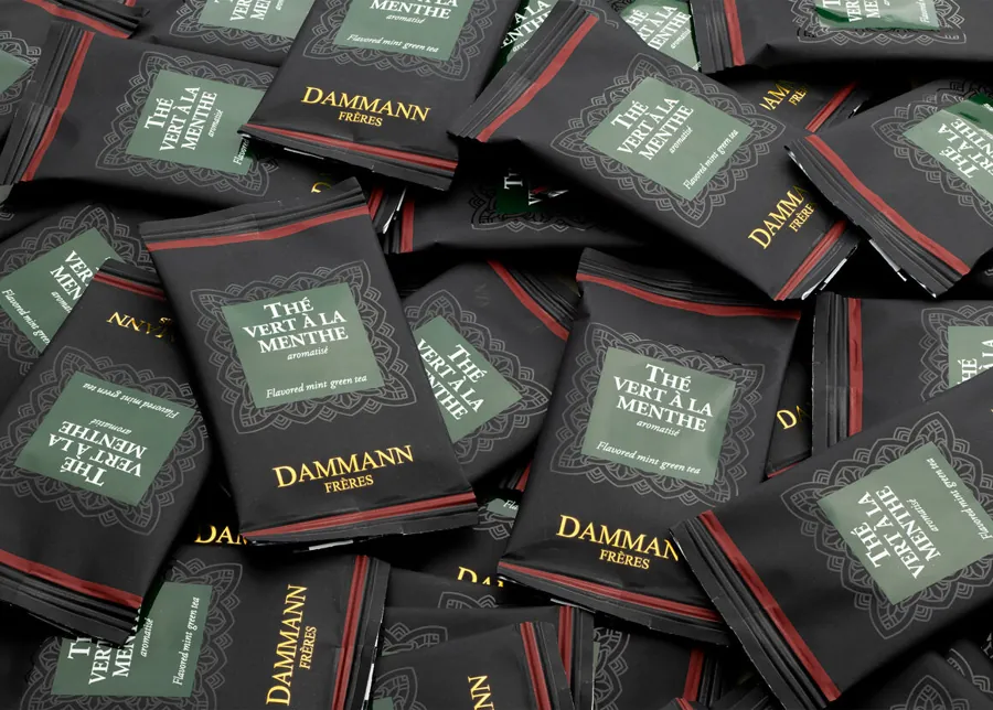 Thé Vert à la Menthe — 24 sachets Cristal